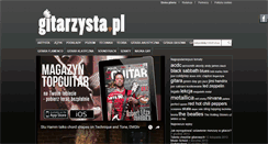 Desktop Screenshot of gitarzysta.pl