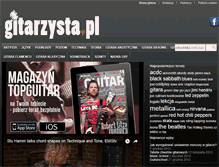Tablet Screenshot of gitarzysta.pl
